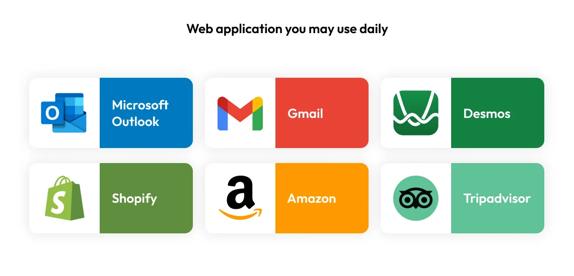 web app for daily use